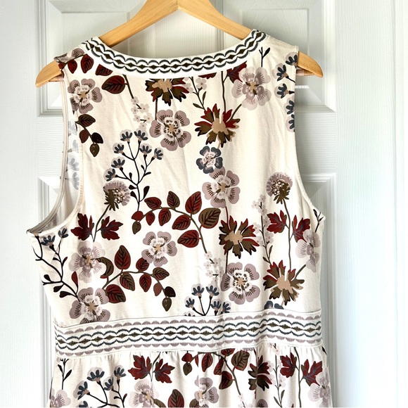Spartina 449 Gabrielle Midi Dress Floral Vine XL - Picture 5 of 7